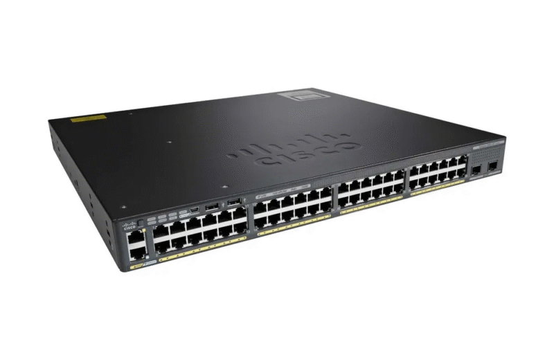 سوییچ شبکه سیسکو WS2960X-48FPD-L با 48 پورت گیگابیت و پشتیبانی از PoE