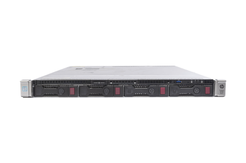 شاسی سرور اچ پی مدل HPE DL380 G9 با قابلیت نصب 4 هارد LFF و 4 درایو SSD برای استفاده در رک‌های سازمانی
