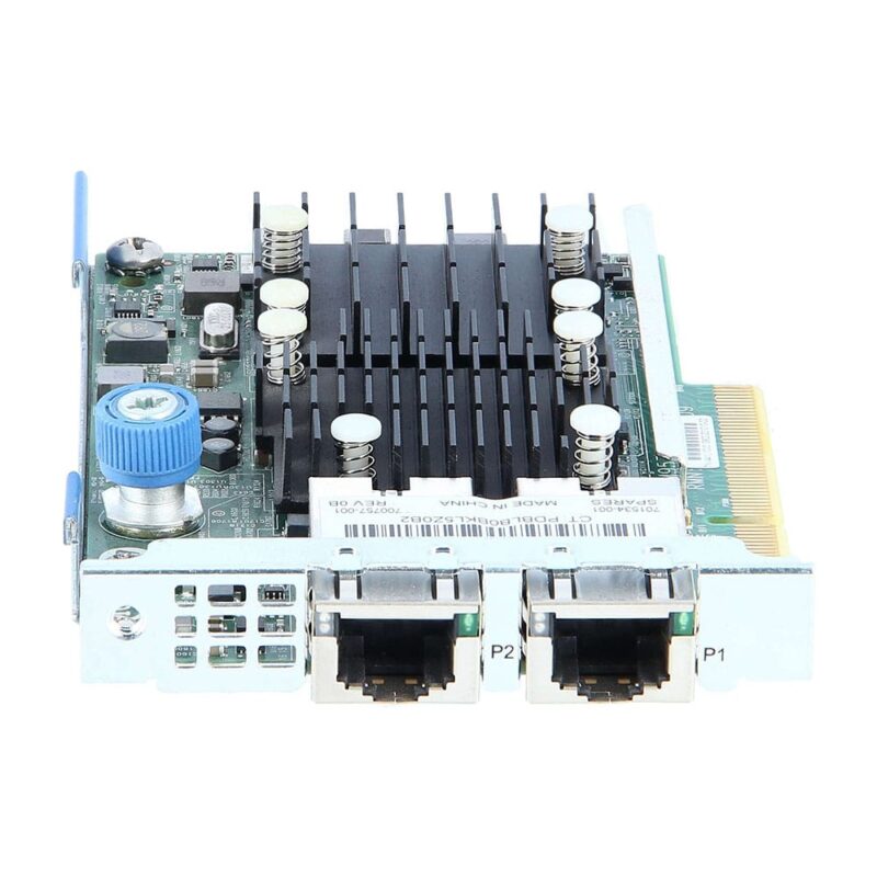 کارت شبکه HPE 533FLR-T با دو پورت 10Gb مناسب سرورهای HPE با اسلات FLR و پشتیبانی از مجازی‌سازی