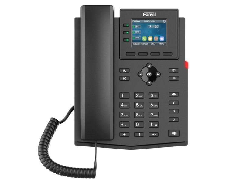 تلفن تحت شبکه فنویل مدل Fanvil X303/X303P (نو) - تصویر 1