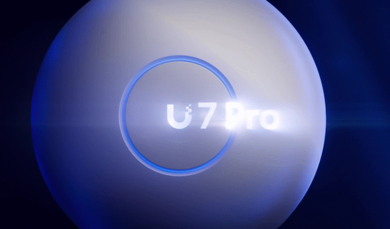 اکسس پوینت یوبیکیوتی UniFi U7-Pro با پشتیبانی از Wi-Fi 7 و طراحی حرفه‌ای