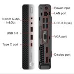 مینی کیس HP استوک با پردازنده Core i5 نسل 7، رم 8GB و SSD NVMe 256GB